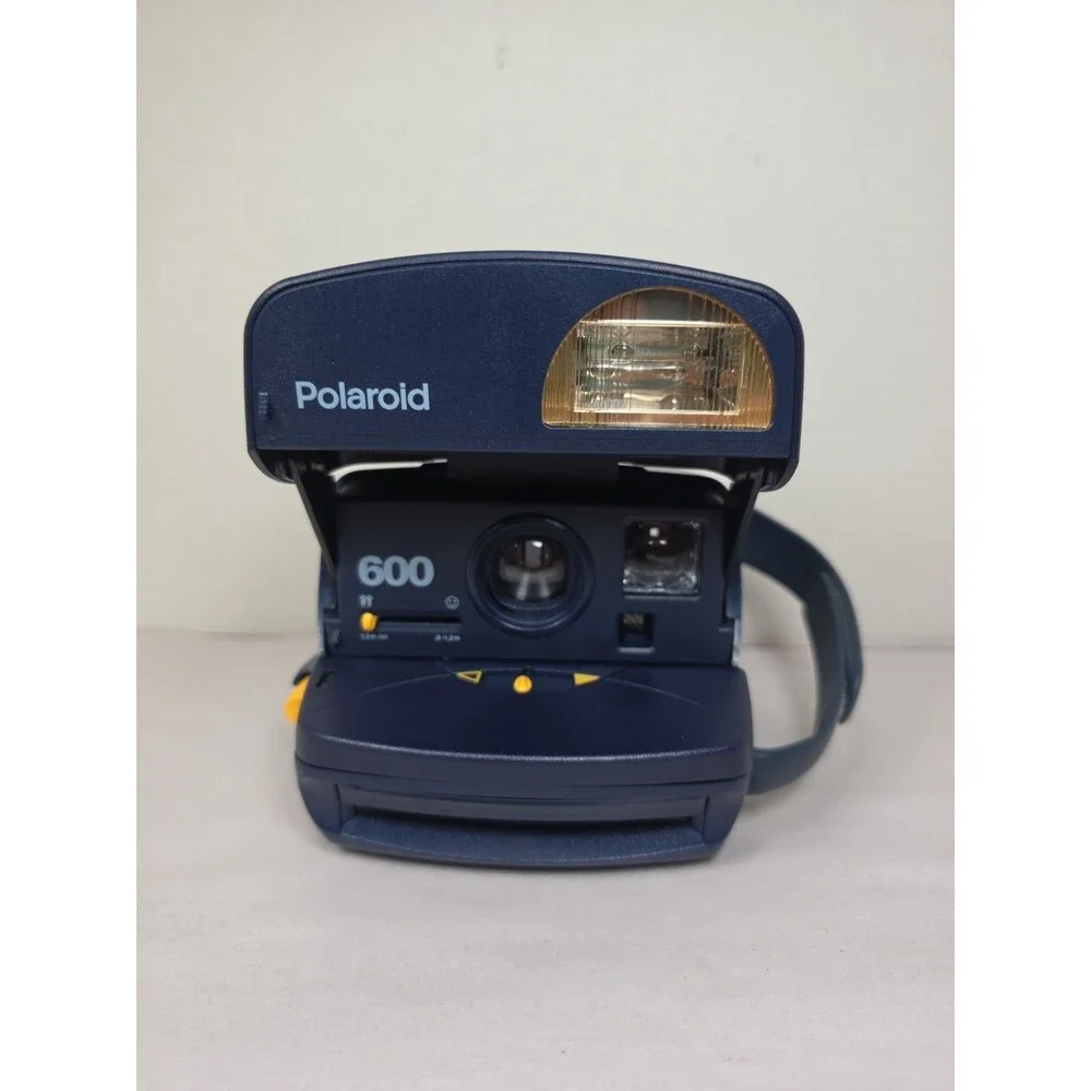 Polaroid Vintage One Step Express Blue 600 Instant Film Camera